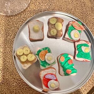 Colorful Miniature Bread Art Set